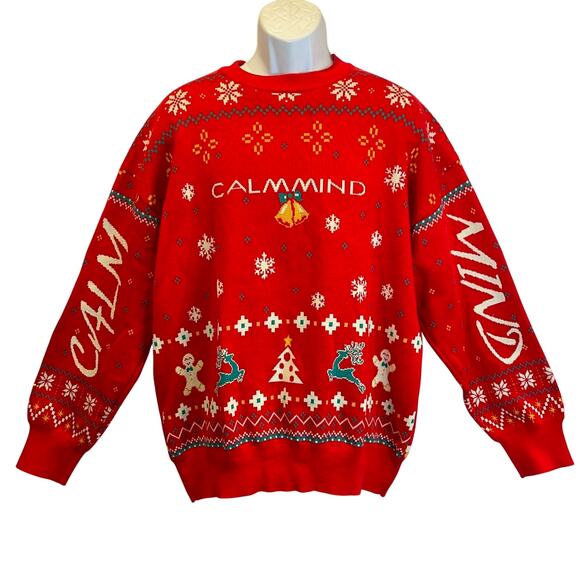 CALMMIND Streetwear Limited Edition Ugly Christmas Sweater Size Large - Picture 1 of 4